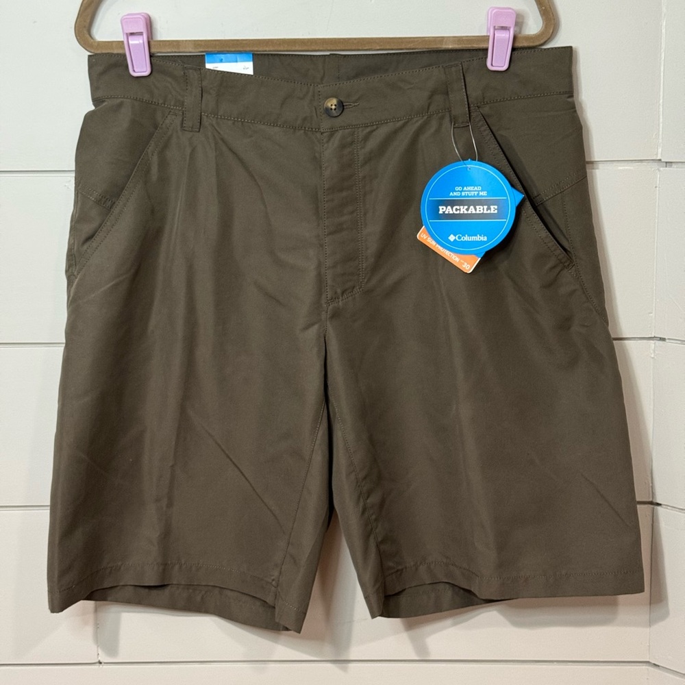 NEW Columbia Men's Slack Tidal Point Shorts Size 36